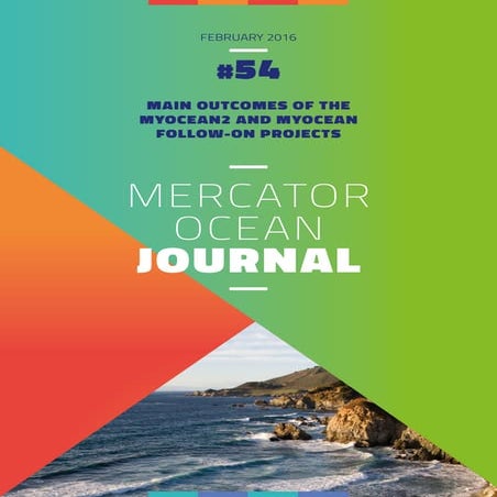 Mercator Ocean Journal 54 - MyOcean to Copernicus Marine Service