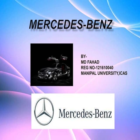 Mercedes benz Presentation