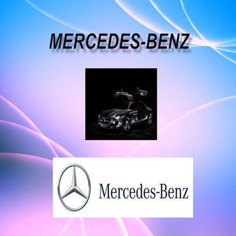 Mercedes Benz Business Plan Presentation