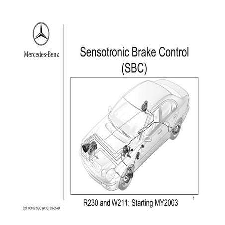 Mercedes benz sensotronic