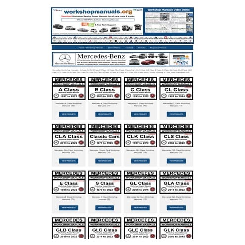 MERCEDES VITO W447 WORKSHOP MANUAL PDF DOWNLOAD visual data 3