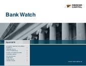 Mercer Capital's Bank Watch | April...