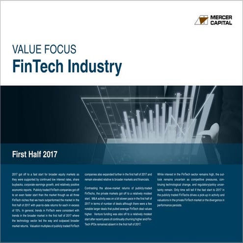Mercer Capital's Value Focus: FinTech Industry | First Half 2017