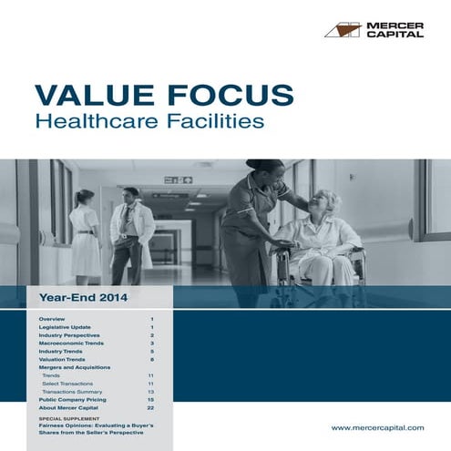 Mercer Capital's Value Focus: Healthcare Facilities | Year-End 2014