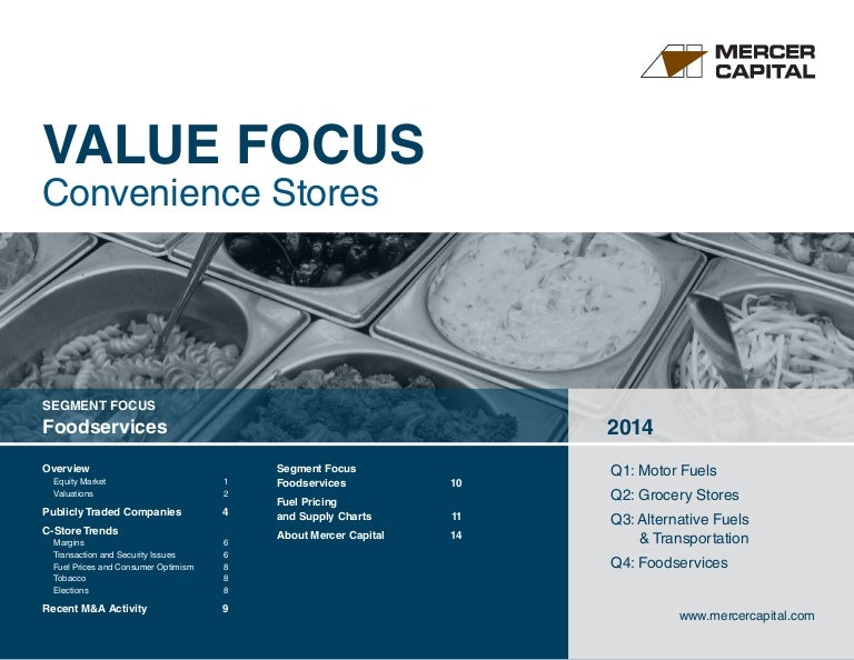 Mercer Fuel Prices >> Mercer Capital S Value Focus Convenience Store Industry Mercer Fuel Prices >> Mercer Capital S Value Focus Convenience Store Industry