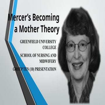 Understanding Mercer’s Becoming a Mother Theory: Stages, Assumptions ...