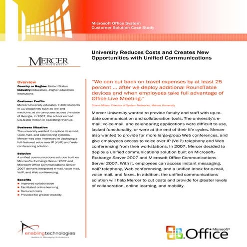 Mercer University Lighthouse Final