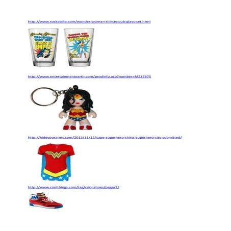 Wonder Woman Merchandise