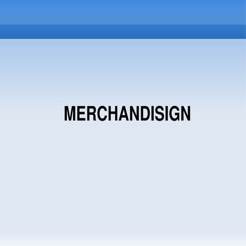 Merchandising
