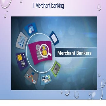 Merchant Banking- My3 Management of Financial services
