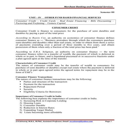 Merchant banking and financial services unit 5 notes for mba