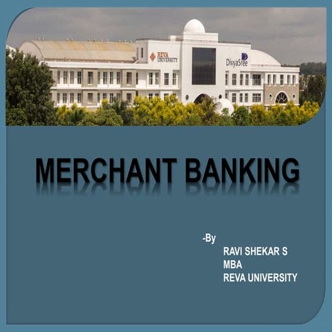 Merchant banking fms ppt