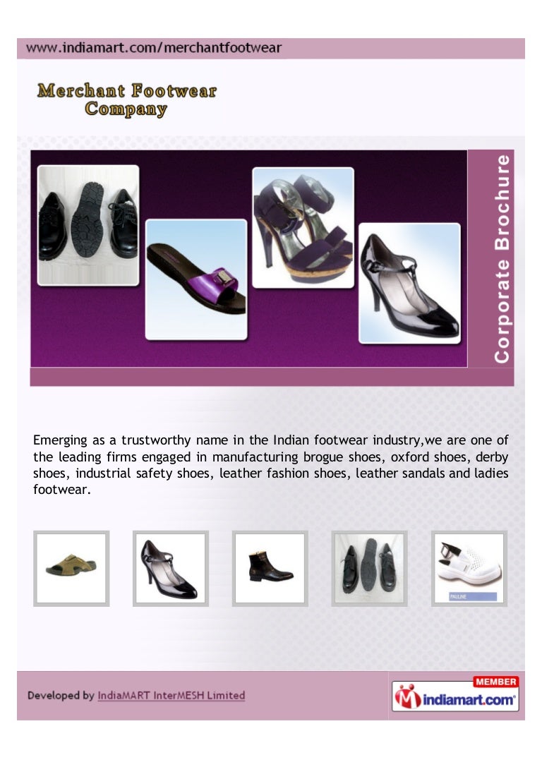 Merchant Footwear Company, Agra, Mens and Ladies Footwear.