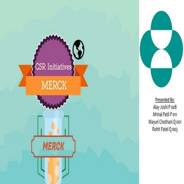 Merck csr 