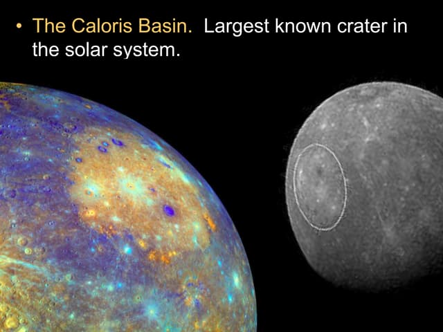 Planet Mercury Astronomy Unit Lesson PowerPoint