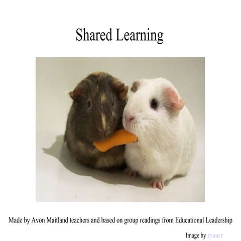 Shared Learning from Ed Leadership Readings