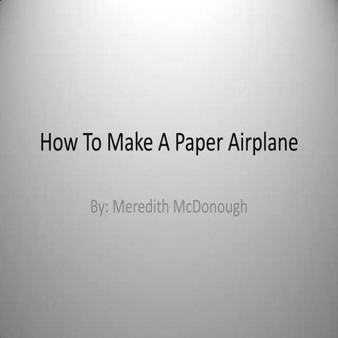 Meredith M, Powerpoints lesson 1