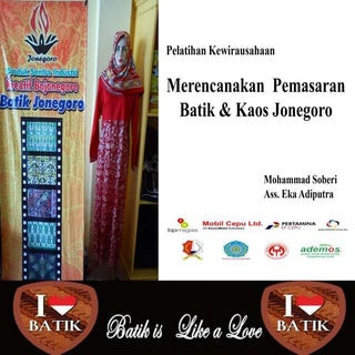 Merencanakan Pemasaran Batik Jonegoro