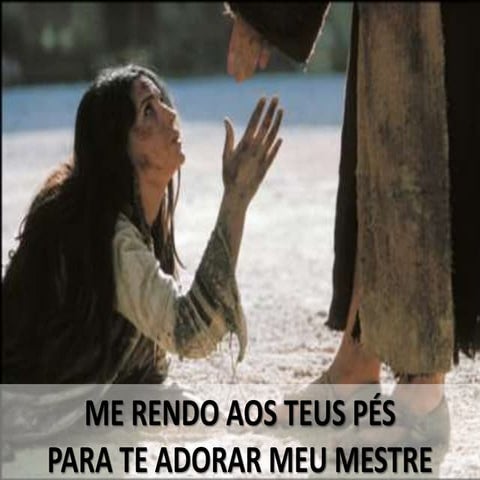 Me rendo aos teus pés | PPTX