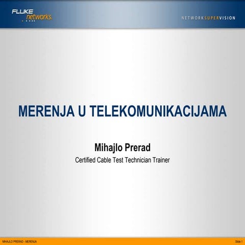 Merenja u telekomunikacijama