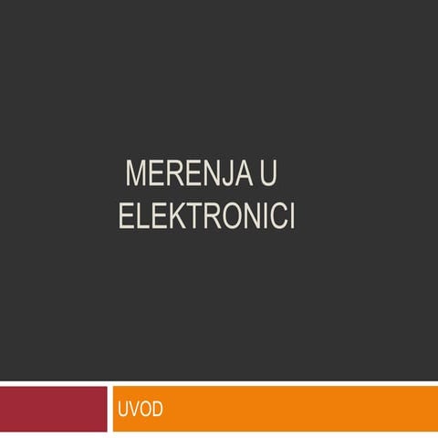 Merenja,uvod