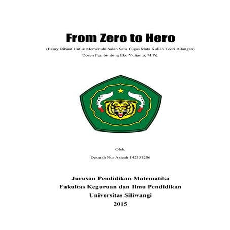 From Zero To Hero | PDF