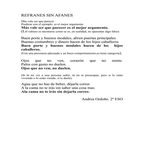 refranes | PPT
