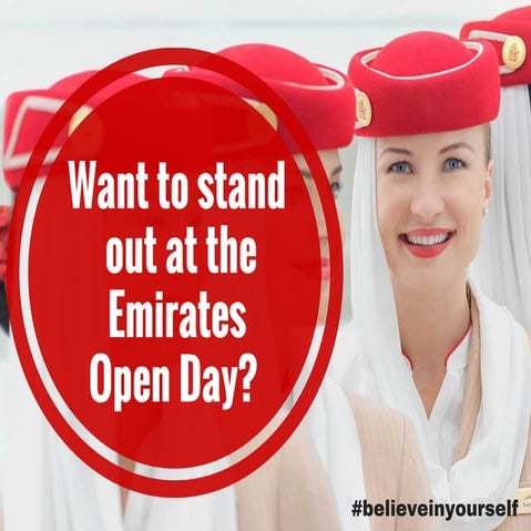 Get a job as Emirates cabin crew