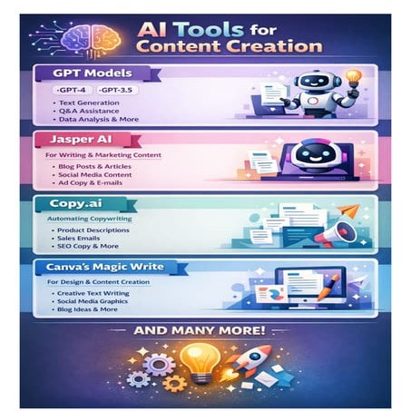 "Powerful AI Tools for Content Creation | Features & Use Cases | CA ...