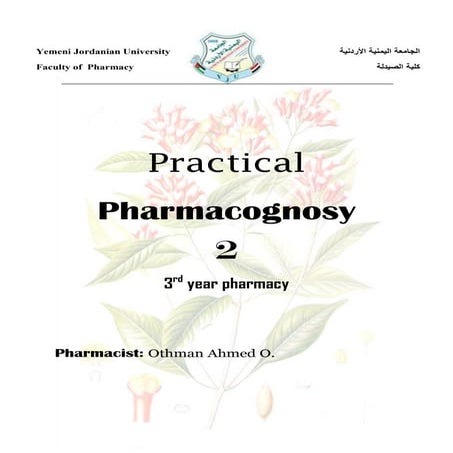 Practical Pharmacognosy Pdf