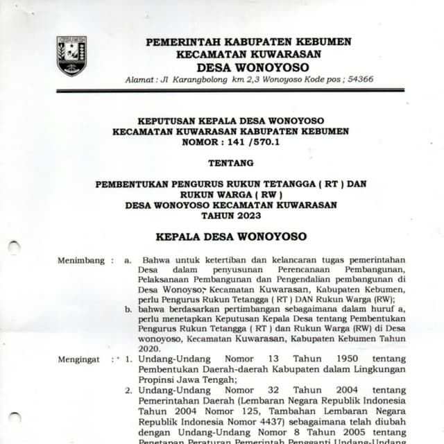 SK RT/RW DESA WONOYOSO KECAMATAN KUWARASAN.pdf