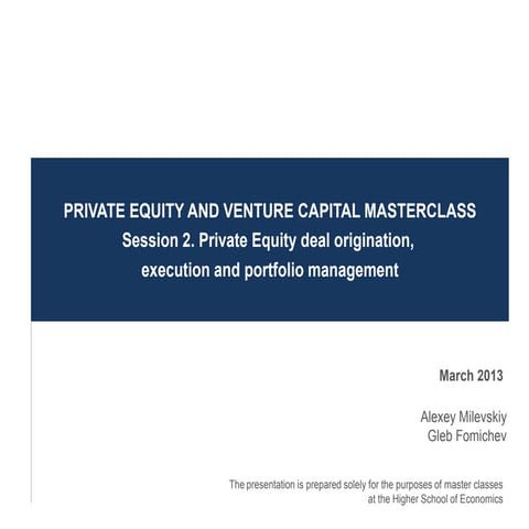 Private Equity and Venture Capital 2