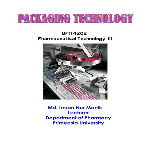 Packaging technology-MANIK