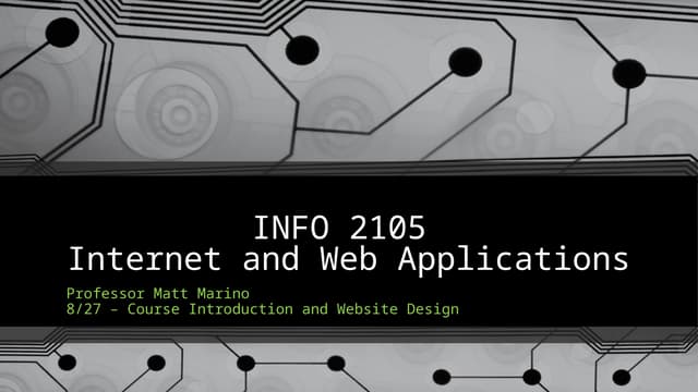 INFO 2105 PPTs Fall 2024 ---------------