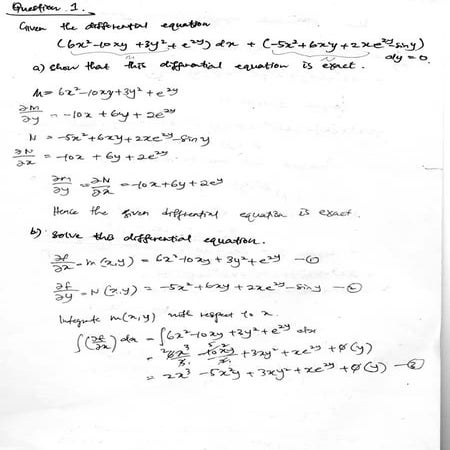 Problem and solution Mathematics Engineering ll | PDF