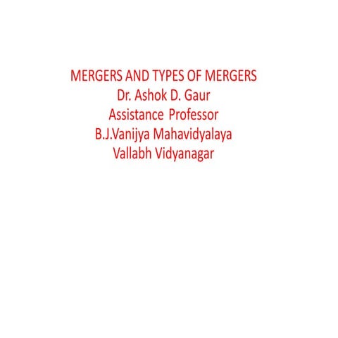 Merger & Acquisition 