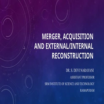 Merger, Acquisition and Exter/Inter.pptx