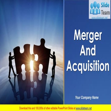 Merger and Acquisition PowerPoint Presentation Slides 