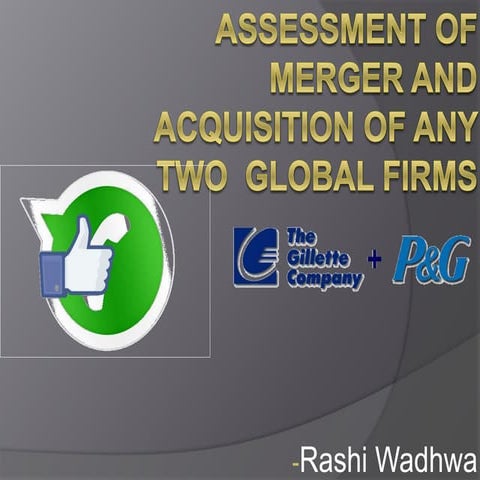 Merger and Acquistion