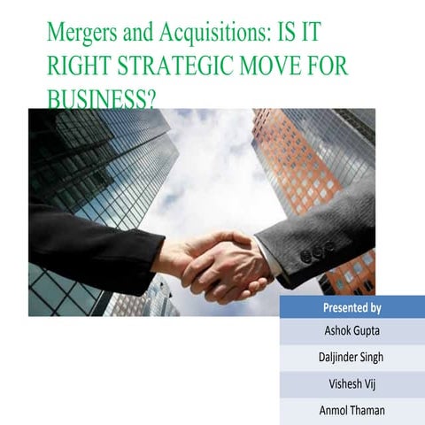 Mergers and-acquisitions--