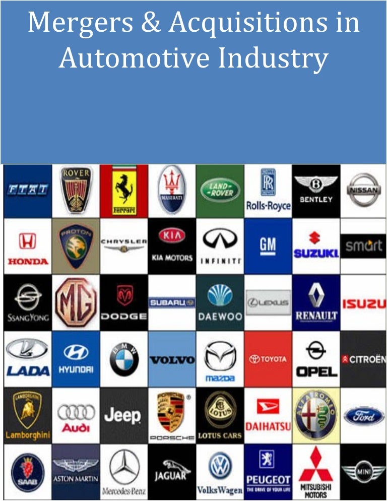 Mergers acquisitions automotive_industry