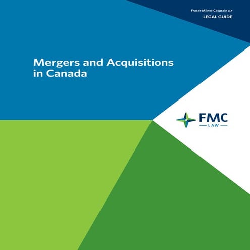 Mergers and Acquisitions: Acquiring a Canadian Company