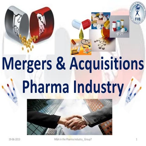Mergers & acquisitions pharma industry