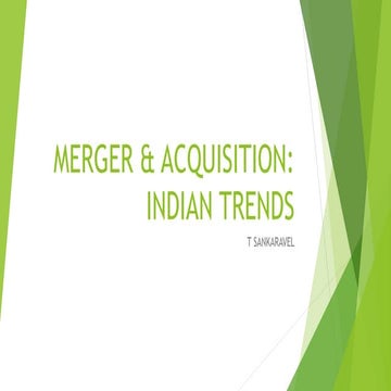Mergers and acquisitions