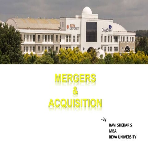 Mergers and acquisition ppt