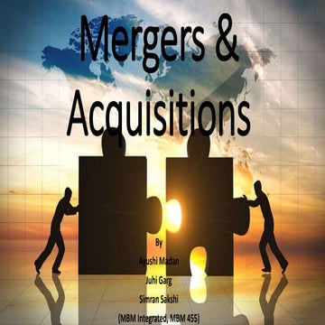 Mergers nd acq