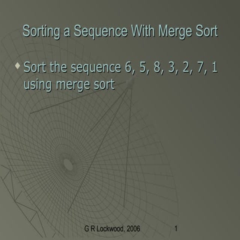 Merge sort