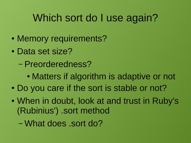 Merge sort