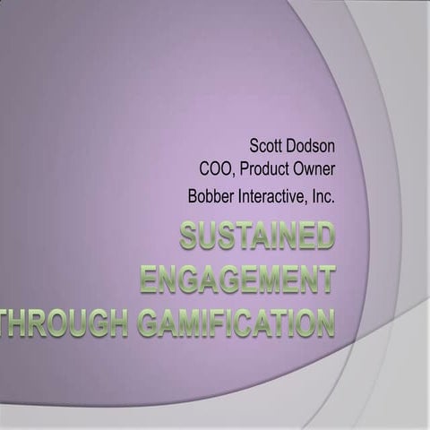 2011’s HOT BUTTON TOPIC: ENGAGEMENT THROUGH GAMIFICATION.