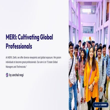 A Day in the Life of an MBA Student at MERI: Learning, Leadership, and ...